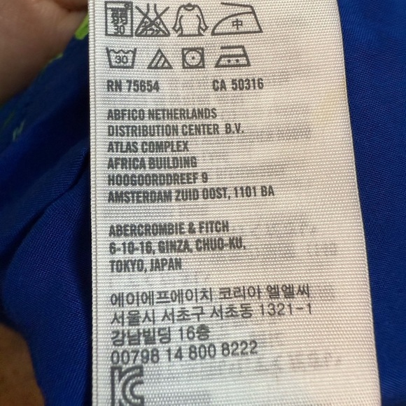 Hollister Blue and Yellow Floral Skater Dress - Picture 5 of 5